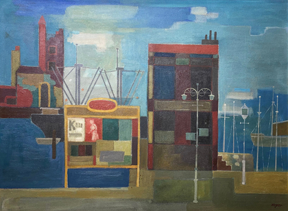 Erich Wegner: Hafen, 1947 - 1957