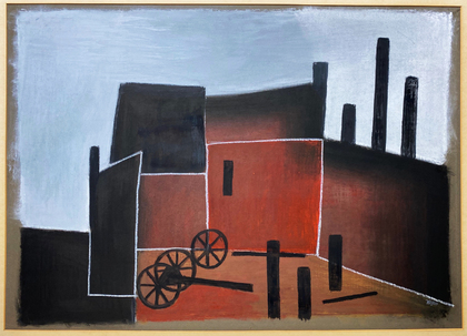 Erich Wegner: Alte Fabrik, 1950 (um 1950)