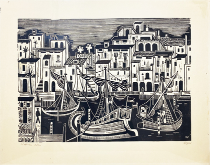 Erich Wegner: Südlicher Hafen, 1950 (um 1950)